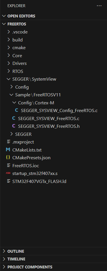Sample SystemView files folder