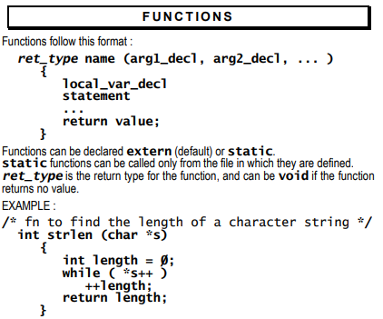 summary functions